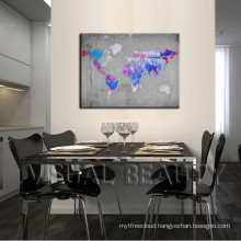 Abstract World Maps Decorating Ideas